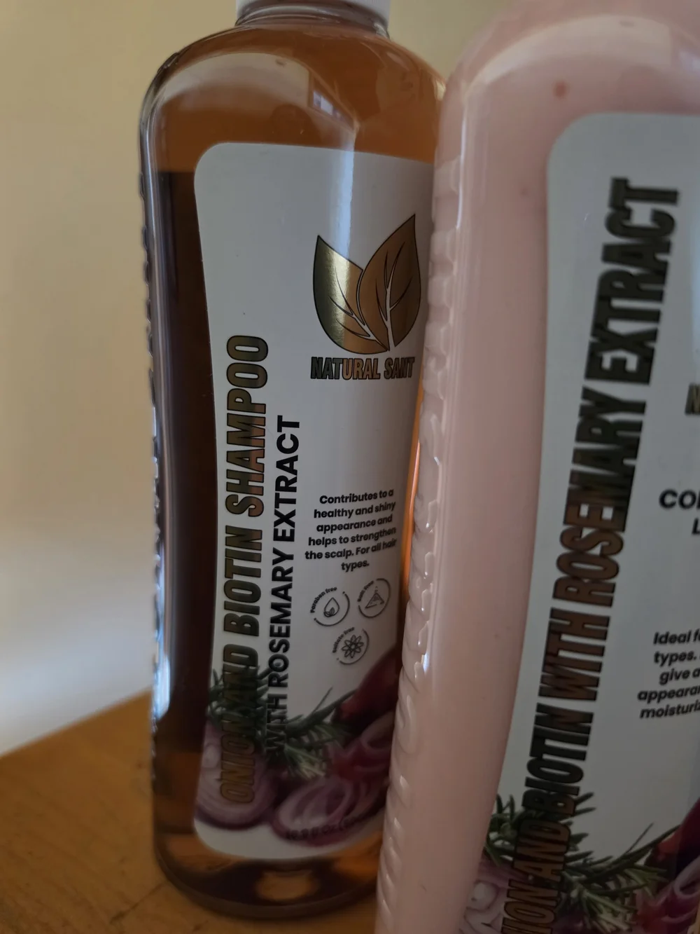 Rosemary Extract Pink Shampoo And Leave-In Conditioner - - Picture 3 of 5